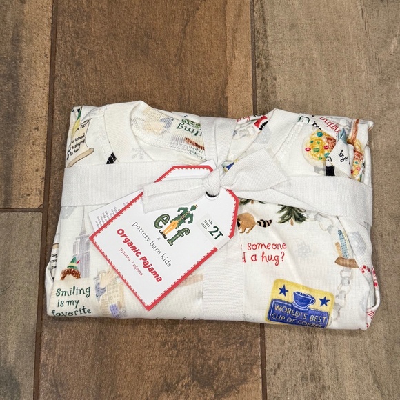 ORGANIC CHRISTMAS THE ELF MOVIE BABY PAJAMAS - PBK - Picture 4 of 11